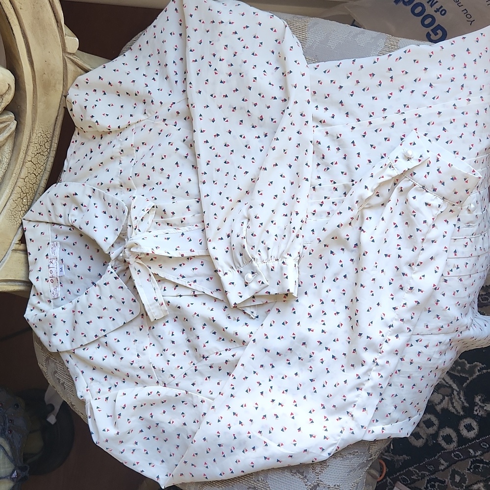 1970’s Floral Print Blouse